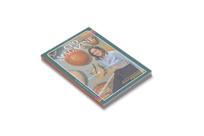 Mockup van CFO Magazine Quarterly