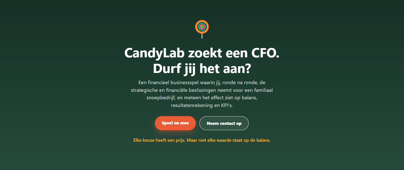 Screenshot van CandyLab